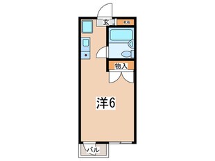 ボヌール冨士の物件間取画像